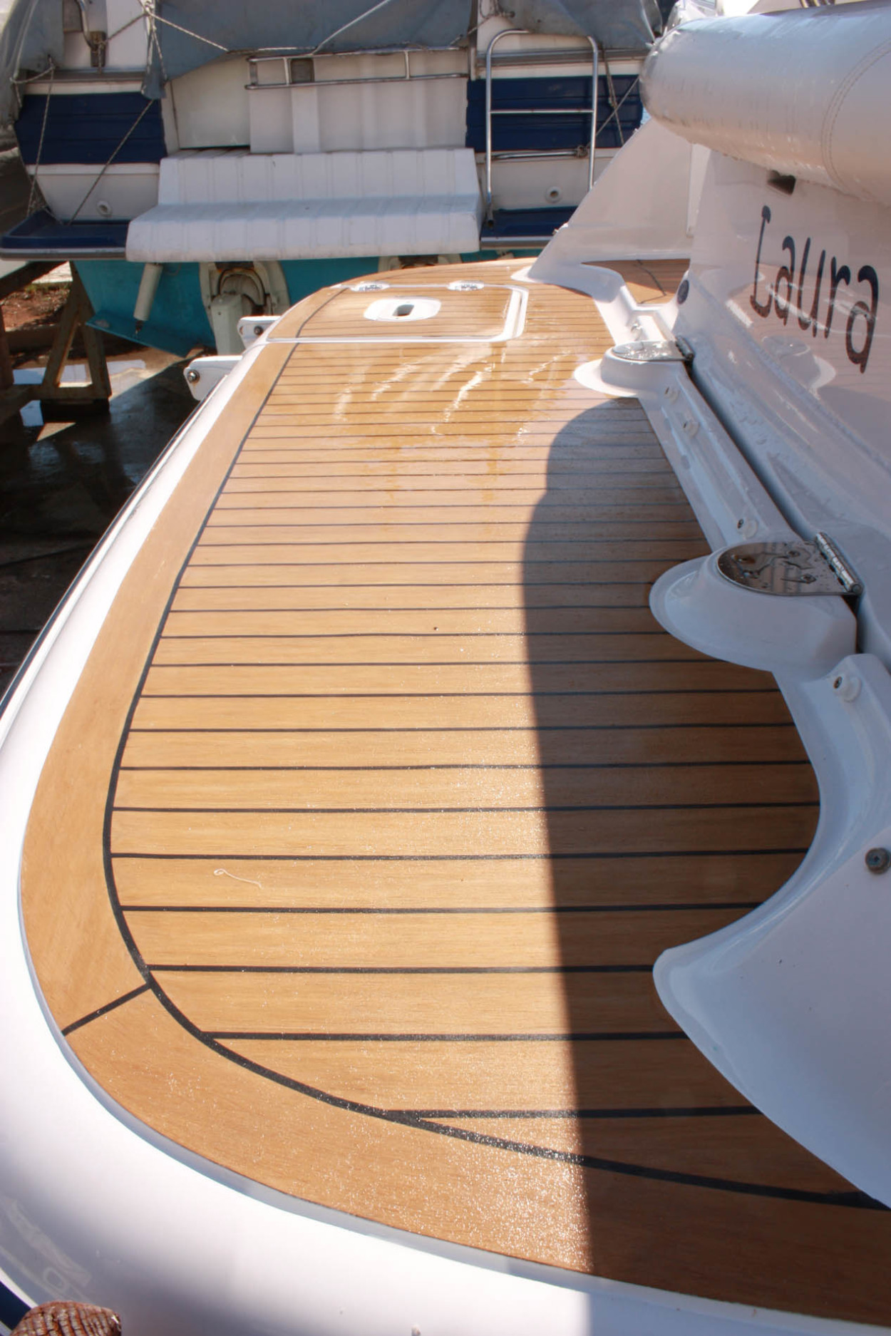 Swimming platforms make the best of every inch of your boat!